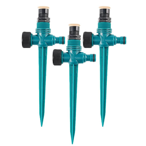 HydroSpin 360 Impact Sprinkler – Gartenregner mit Erdspieß