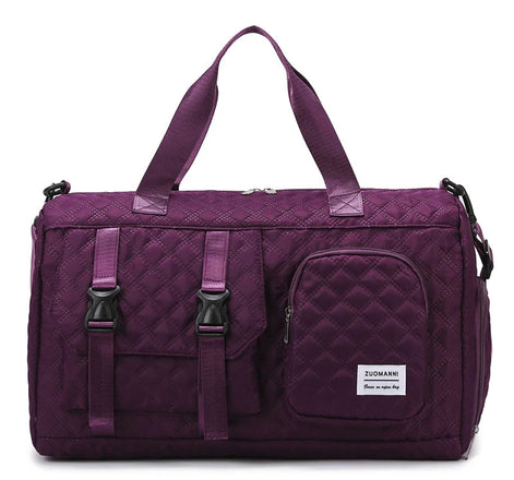MoveLite Duffle Bag-Nylon-Reisetasche mit Reißverschluss und Schulterriemen