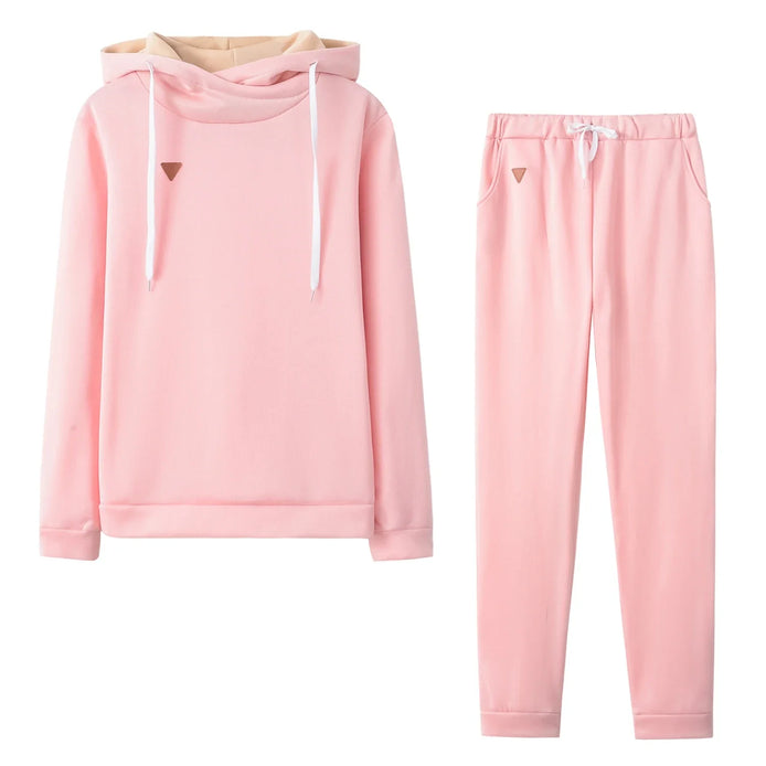 Damen Jogginganzug 2-teilig mit Hoodie und Hose – Velanessa