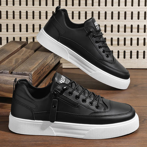 Kervano Herren Sneakers mit Schnürung und rutschfester Sohle