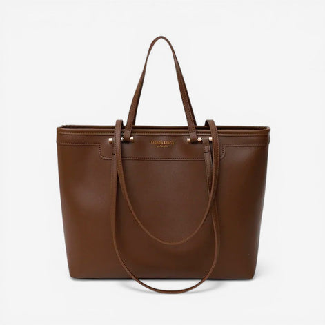 Torvina Schultertasche – Handtasche mit Doppelgriffen und großem Innenfach