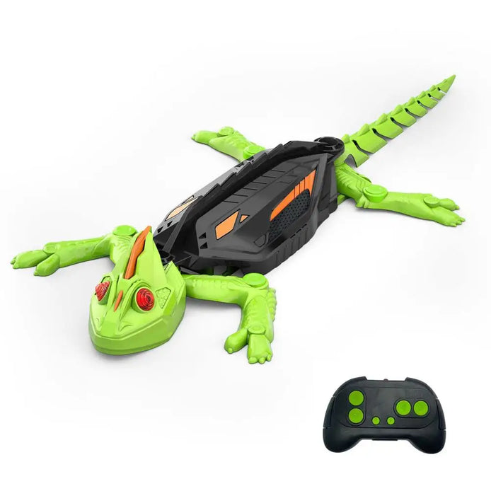 Ferngesteckter Gecko mit Wandkletterfunktion und LED-Augen – Zekrino