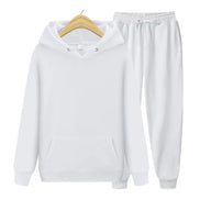 Damen Jogginganzug 2-teilig mit Kapuzenpullover und Streifendetails – Velmirae