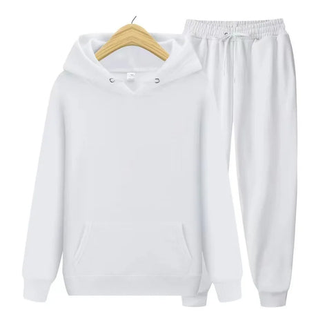 Damen Jogginganzug 2-teilig mit Kapuzenpullover und Streifendetails – Velmirae