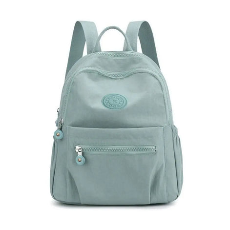 Kompakter Nylon-Rucksack mit Reißverschluss