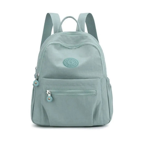 Kompakter Nylon-Rucksack mit Reißverschluss