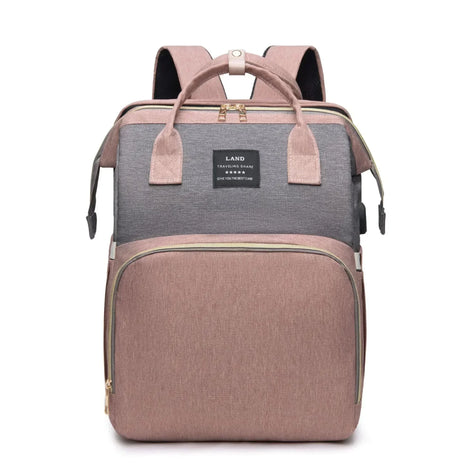 Faltbarer Wickelrucksack mit integrierter Liegefläche
