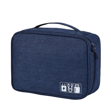 Kabel-Organizer Tasche aus Oxford-Material mit Reißverschluss