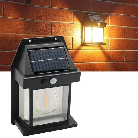 Solvire LED Solar Wandleuchte mit Bewegungssensor und Dämmerungssensor