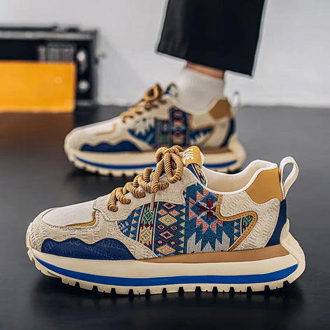 Selvara Unisex Sneaker mit Schnürung und Mesh-Obermaterial