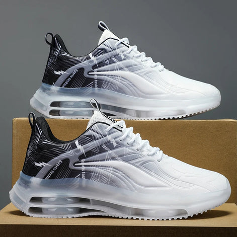 Bravion Herren Sport Sneakers mit Schnürung und Mesh