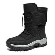 Unisex Winterstiefel mit Plüschfutter und elastischem Verschluss Elvarox