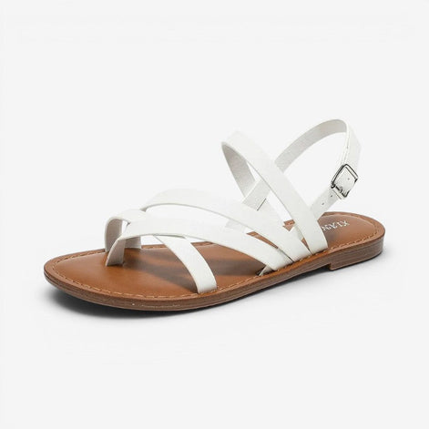 Tavellia Damen Sandalen mit Schnallenriemen und rutschhemmender Sohle