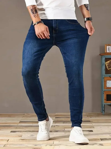 Rovento Herren Jeans Straight Fit