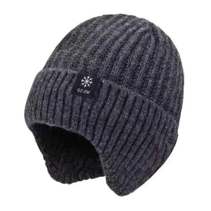 Strickmütze mit Ohrenklappen und Schal Calvessa