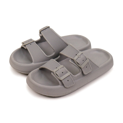 Velmora Unisex Slides mit Doppelriemen und verstellbaren Schnallen