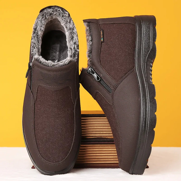 Unisex Winterstiefel mit Plüschfutter und Reißverschluss – Norvik