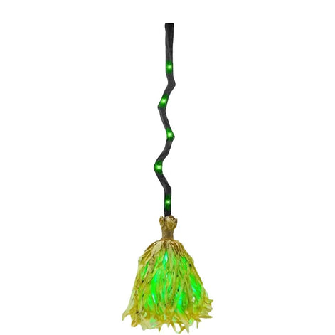 Beweglicher Halloween Hexenbesen mit Licht- und Soundeffekten, 90 cm – Hexavella