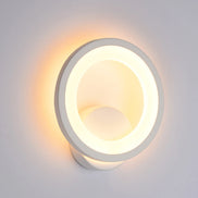 Arvella LED Wandleuchte rund mit Acrylabdeckung