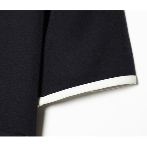 Damen Cropped Blazer mit Kurzarm und Taschen – Elviane