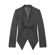 Élise Damen Blazer mit Schleifendetail und Einreihigem Verschluss