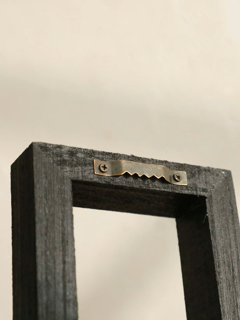 Velvara Wandkerzenhalter aus Holz mit Ablagefläche