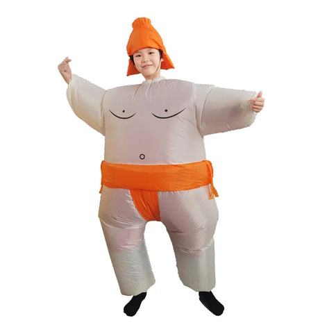 Aufblasbares Sumo-Kostüm für Kinder und Erwachsene – Sumaro