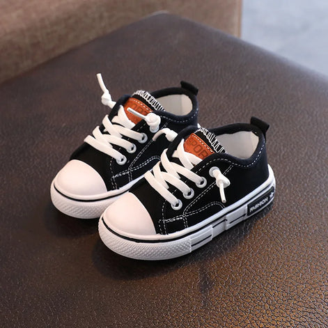 FlexiPlay Kinder Canvas Sneaker Unisex mit rutschhemmender Sohle