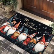 FestivaDoor Weihnachts-Fußmatte – Rutschfeste Polyester-Matte mit saisonalem Motiv