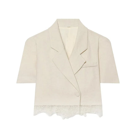 Damen-Zweiteiler mit Blazer und Shorts – Bellavique