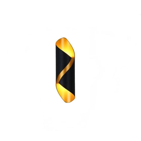 Arvion LED Wandleuchte Spiraldesign 6W Warmweiß Innen und Außen