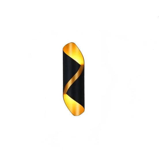 Arvion LED Wandleuchte Spiraldesign 6W Warmweiß Innen und Außen