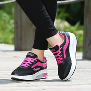 Damen Sneaker mit Mesh-Obermaterial und Schnürung – Varevyn