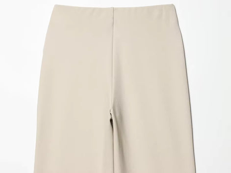 Damen-Zweiteiler mit Kurzarmshirt und Schlaghose – Elanique