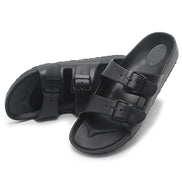 Norvella Unisex Slides mit Schnalle und flachem Design