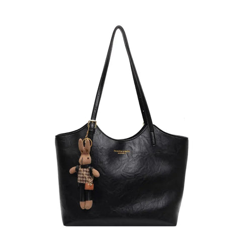 Azaloria Damen Shopper mit großem Innenfach und Doppelgriffen