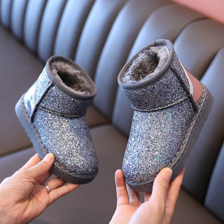Soreli Kinderstiefel mit Glitzerdetails – Knöchelhoch für Herbst und Winter