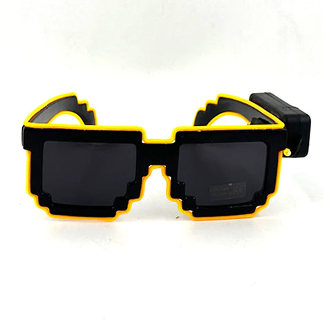 LED Leuchtbrille mit EL-Beleuchtung für Partys und Festivals – Lumivox
