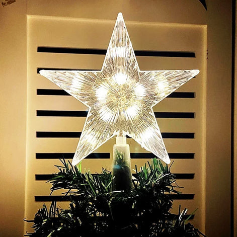 LED Weihnachtsbaumspitze Stern mit Beleuchtung – Lumestia