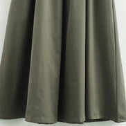 Damen Ärmelloses Midikleid mit Plisseefalten und Reißverschluss – Elanora