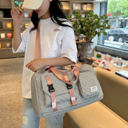 MoveLite Duffle Bag-Nylon-Reisetasche mit Reißverschluss und Schulterriemen