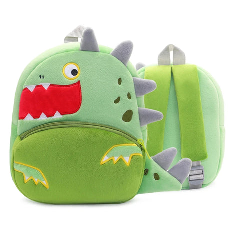 Kinder-Rucksack aus Plüsch mit Tiermotiv
