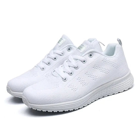 Alvera Damen Laufschuhe mit Mesh-Obermaterial und Schnürung