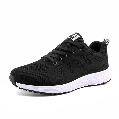 Alvera Damen Laufschuhe mit Mesh-Obermaterial und Schnürung
