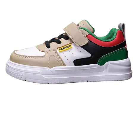 Tavero Kinder Sneaker Unisex mit Klettverschluss und PU-Obermaterial