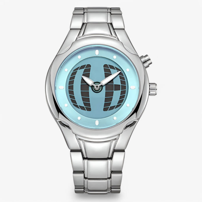 Arvion Herren Armbanduhr mit Edelstahlarmband und Quarzwerk