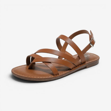 Tavellia Damen Sandalen mit Schnallenriemen und rutschhemmender Sohle