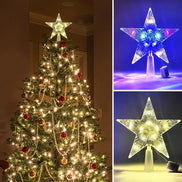 LED Weihnachtsbaumspitze Stern mit Beleuchtung – Lumestia