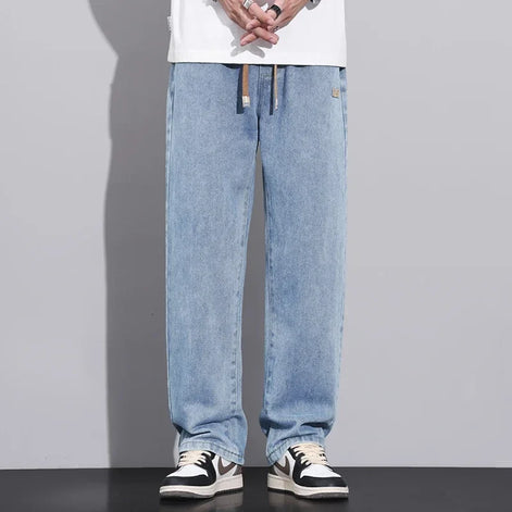 Herren Jeans mit geradem weitem Bein und lockerem Schnitt Taverno