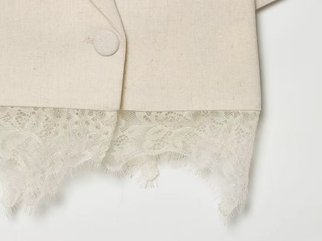 Damen-Zweiteiler mit Blazer und Shorts – Bellavique